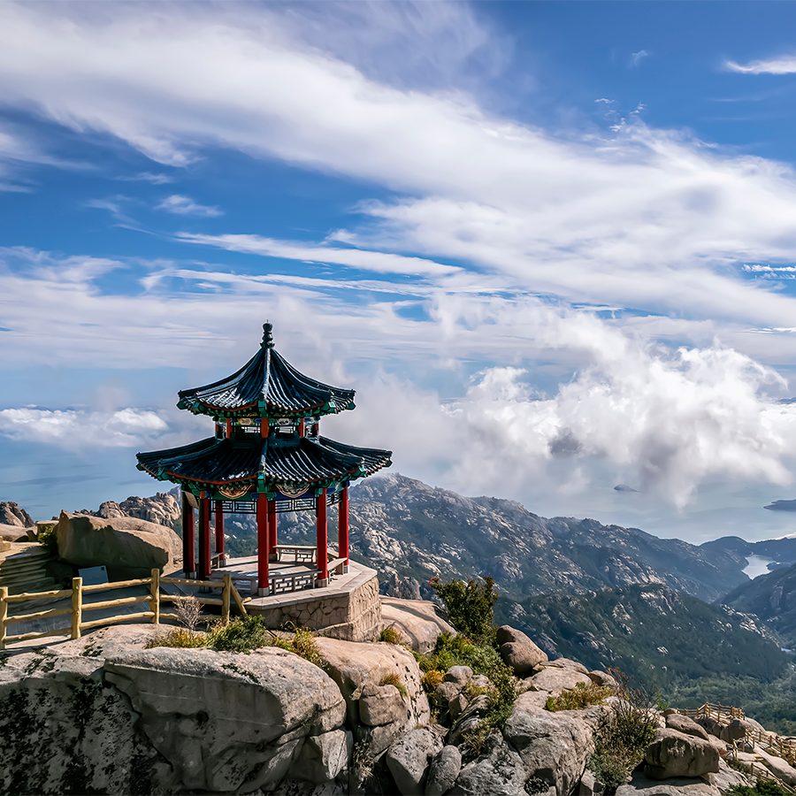 Laoshan Mountain in Qingdao gondola